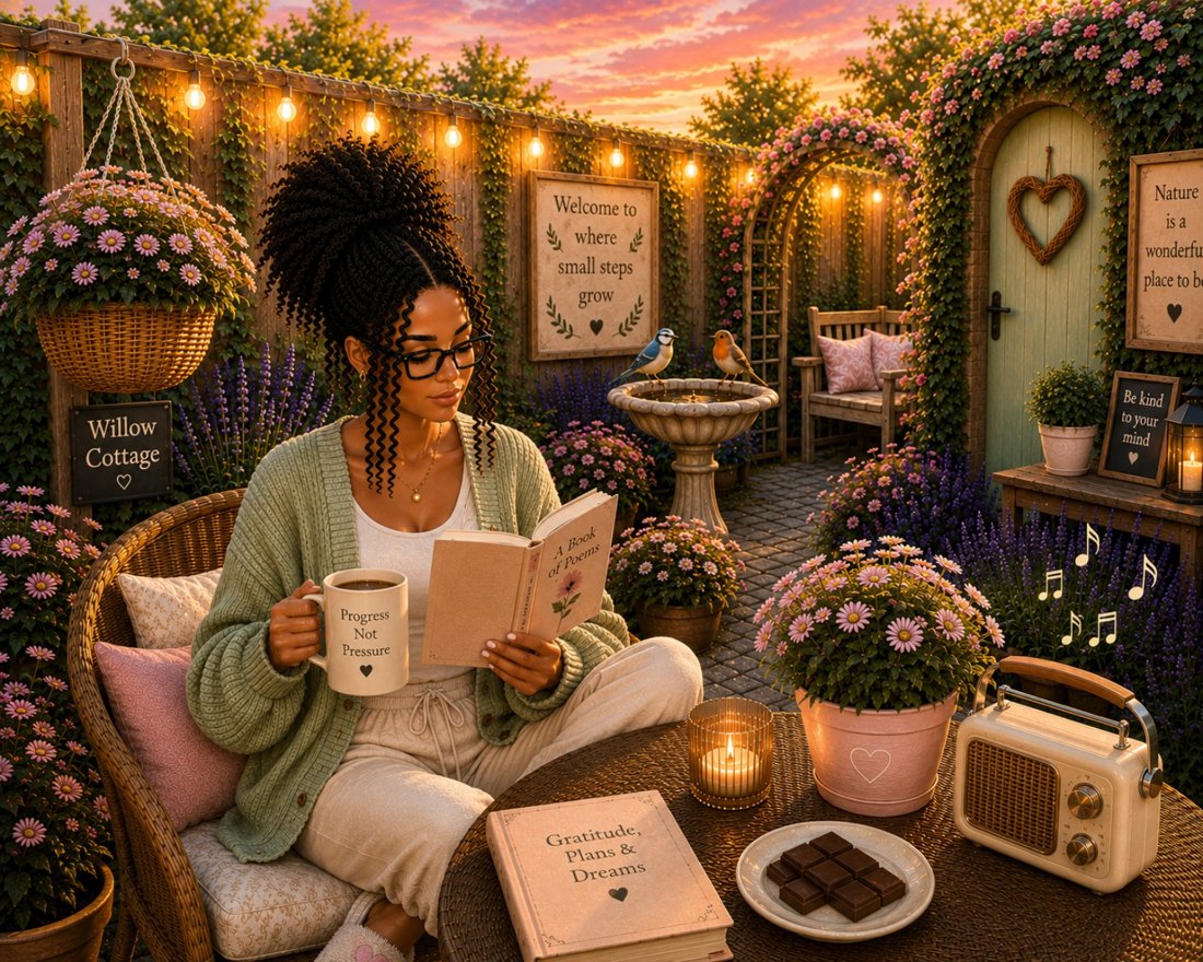 A quiet moment at Willow Cottage